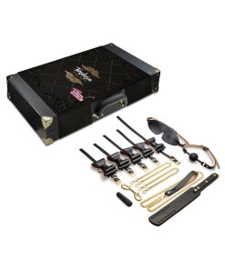 Temptasia Safe Word 10-Piece Bondage Kit With Suitcase Black