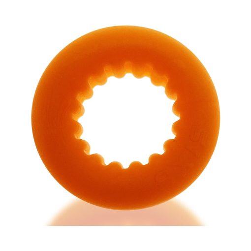 Oxballs Axis Rib Griphold Cockring Orange Ice - Image 2