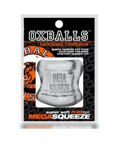 Oxballs Mega Squeeze Ergofit Ballstretcher Clear