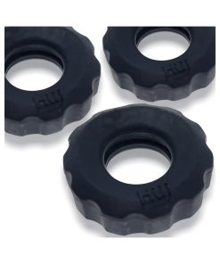 Hunkyjunk Superhuj 3-Pack Cockrings Tar Ice
