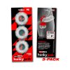 Hunkyjunk Superhuj 3-Pack Cockrings Clear Ice