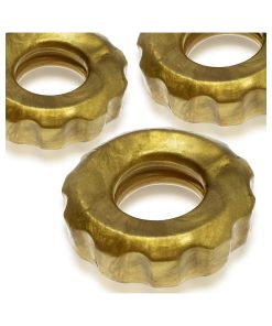 Hunkyjunk Superhuj 3-Pack Cockrings Bronze Metallic