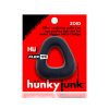 Hunkyjunk Zoid Trapezoid Lifter Cockring Tar Ice