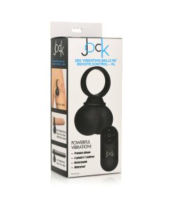 Jock 28X Vibrating Silicone Balls With Remote Control Xl Black