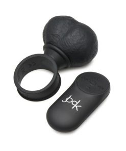 Jock 28X Vibrating Silicone Balls With Remote Control Xl Black