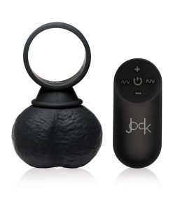 Jock 28X Vibrating Silicone Balls With Remote Control Xl Black