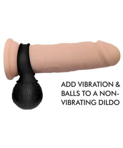 Jock 28X Vibrating Silicone Balls With Remote Control Xl Black