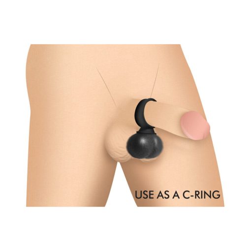 Jock 28X Vibrating Silicone Balls With Remote Control Xl Black - Image 12