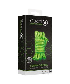 Ouch! Glow In The Dark Rope 5 M / 16 Ft. Neon Green