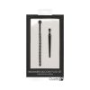 Ouch! Urethral Sounding Beginners Silicone Plug Set Black 8 Mm / 10 Mm