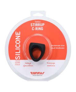 Tantus Stirrup C-Ring Cock And Ball Sling Black