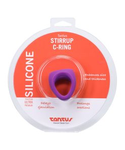 Tantus Stirrup C-Ring Cock And Ball Sling Purple