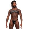 Male Power Leather Men'S Virgo Black O/S