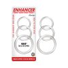 Enhancer Silicone Cockrings Clear Set Of 3