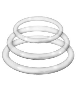 Enhancer Silicone Cockrings Clear Set Of 3