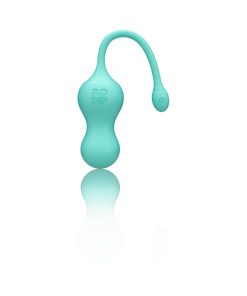 Romp Cello Rechargeable Remote-Controlled Silicone G-Spot Egg Vibrator Light Teal