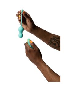 Romp Cello Rechargeable Remote-Controlled Silicone G-Spot Egg Vibrator Light Teal