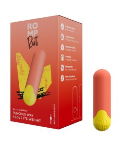Romp Riot Rechargeable Bullet Vibrator Light Orange