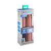 Fantasy X-Tensions Elite 9 In. Silicone Mega Extension Sleeve 3 In. Vibrating Beige