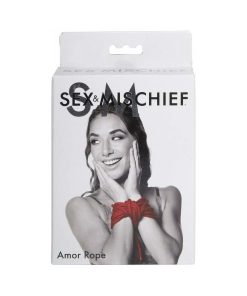 Sportsheets Sex & Mischief Amor Rope 2-Piece 15 Ft. (30 Ft. Total) Red