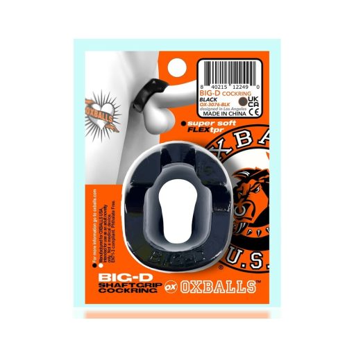 Oxballs Big-D Shaft Grip Cockring Black - Image 9