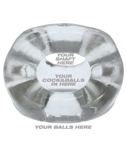Oxballs Tri-Sport Xl Thicker 3-Ring Sling Clear