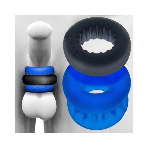 Oxballs Ultracore Core Ballstretcher With Axis Ring Blue Ice - Image 4