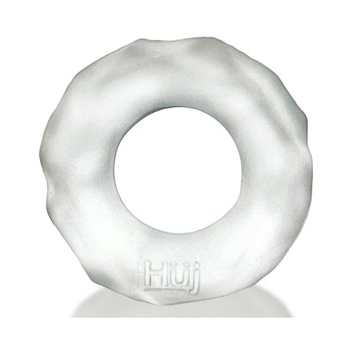 Hunkyjunk Fractal Tactile Cockring Clear Ice - Image 2