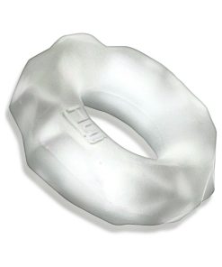 Hunkyjunk Fractal Tactile Cockring Clear Ice