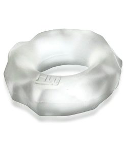 Hunkyjunk Fractal Tactile Cockring Clear Ice