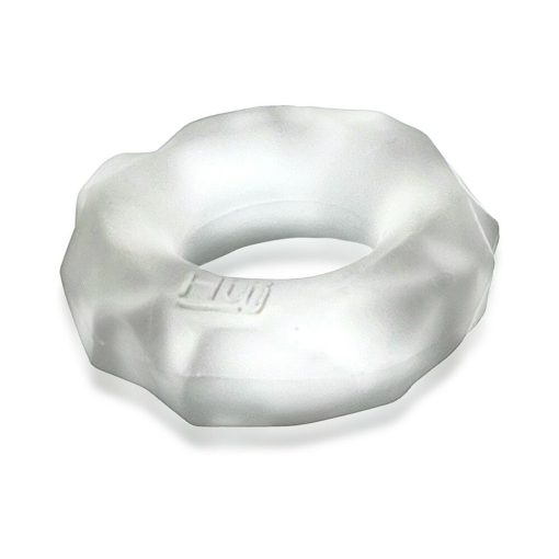 Hunkyjunk Fractal Tactile Cockring Clear Ice - Image 4