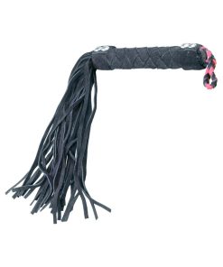 Ple'Sur 15.5 In. Leather Flogger Black