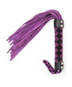 Ple'Sur 15.5 In. Leather Flogger Purple