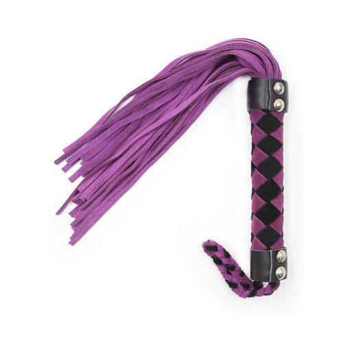 Ple'Sur 15.5 In. Leather Flogger Purple