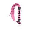Ple'Sur 15.5 In. Leather Flogger Pink