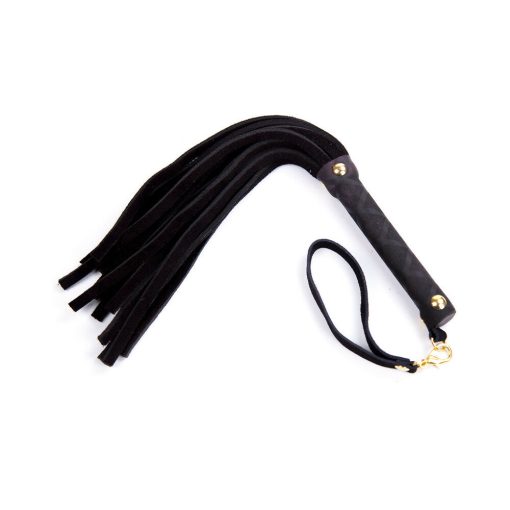 Ple'Sur 11 In. Mini Leather Flogger Black - Image 4