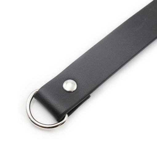 Ple'Sur Pvc Collar With Heart Lock & Key Black Bag Packaging - Image 4