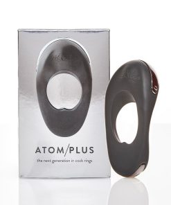 Hot Octopuss Atom Plus Rechargeable Vibrating Cock Ring Black