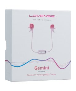 Lovense Gemini Bluetooth Rechargeable Vibrating Nipple Clamps