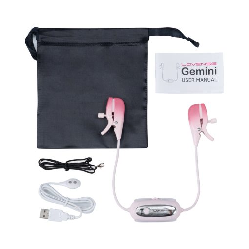 Lovense Gemini Bluetooth Rechargeable Vibrating Nipple Clamps - Image 4