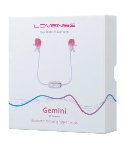 Lovense Gemini Bluetooth Rechargeable Vibrating Nipple Clamps