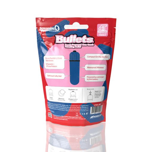 Screaming O 4T Bullet Vibrator Blueberry - Image 5