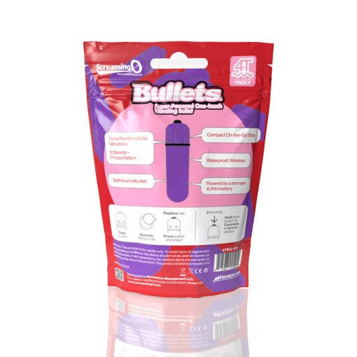 Screaming O 4T Bullet Vibrator Grape - Image 5