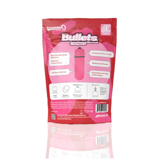 Screaming O 4T Bullet Vibrator Strawberry - Image 5