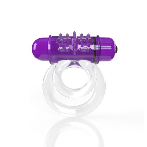 Screaming O 4B Doubleo 6 Vibrating Double Cockring Grape - Image 2