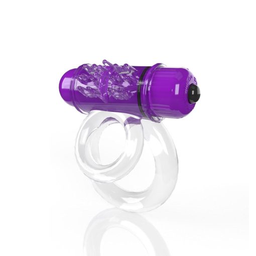 Screaming O 4B Doubleo 6 Vibrating Double Cockring Grape - Image 3