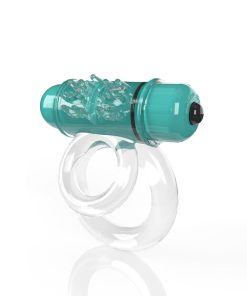 Screaming O 4B Doubleo 6 Vibrating Double Cockring Kiwi