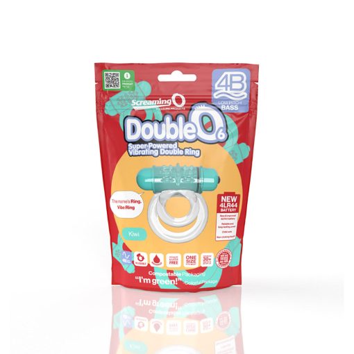 Screaming O 4B Doubleo 6 Vibrating Double Cockring Kiwi - Image 5