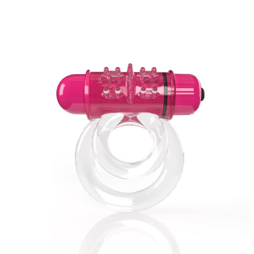 Screaming O 4B Doubleo 6 Vibrating Double Cockring Strawberry - Image 2