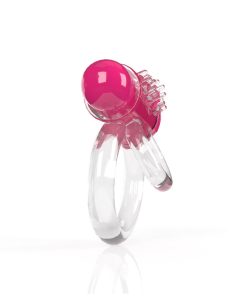 Screaming O 4B Doubleo 6 Vibrating Double Cockring Strawberry
